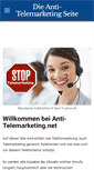 Mobile Screenshot of anti-telemarketing.net
